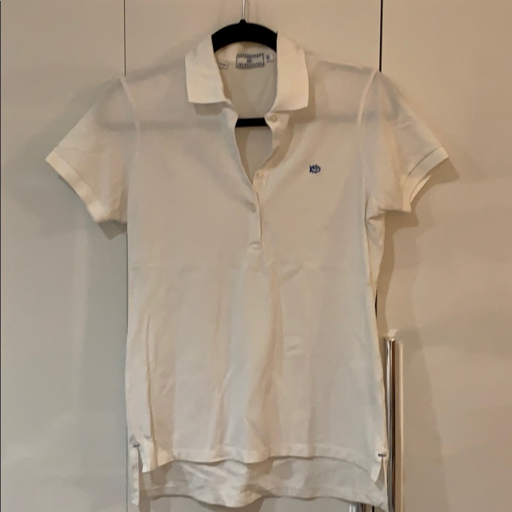 Southern tide white polo